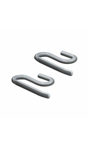 Orliman Boxia S-Shaped Hooks Silver (2 stuks)